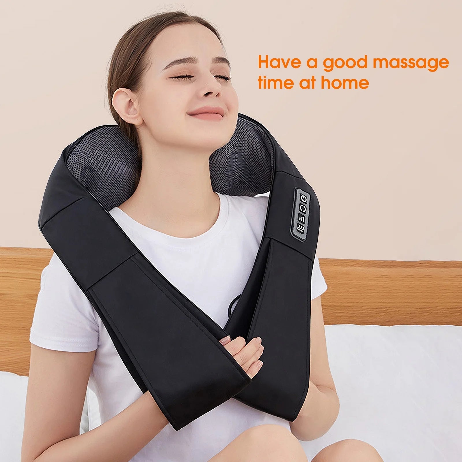 Shiatsu Neck and Back Massager,Neck Massager with Heat and Vibration,Suitable for Home, Office and Car, Gifts for Women and Men.